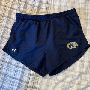 Navy Kent under amour running shorts